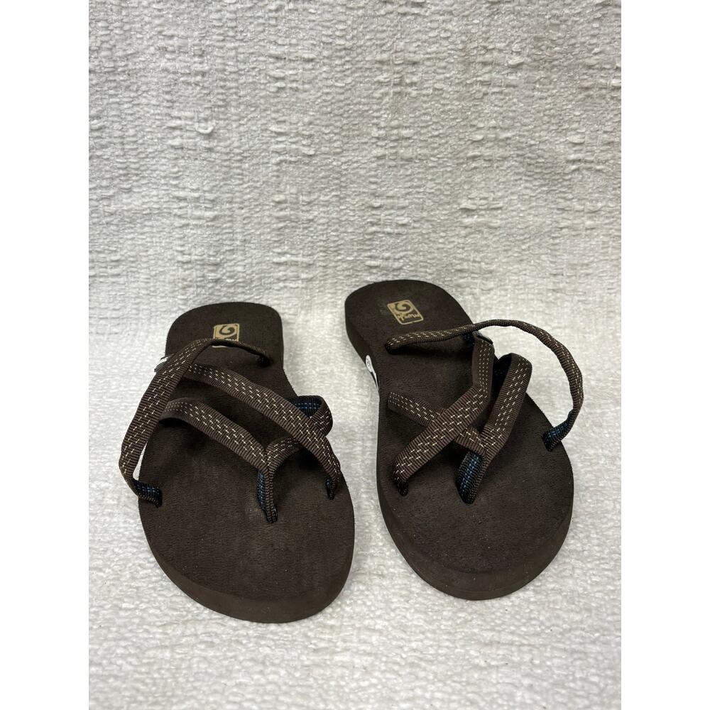 Teva Women's Mush Brown Slip On Sandals Size 9 #55958